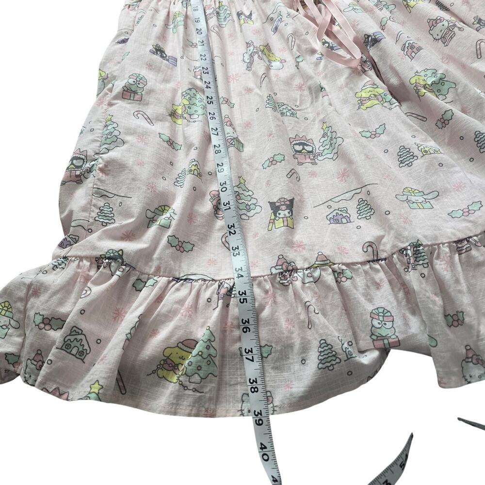 Hello Kitty & Friends Holiday Pink Corset Lace Up Dress Sz 3 - Picture 8 of 8